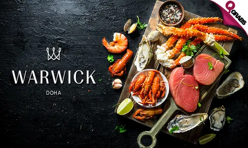 Thursday Seafood Tabletop Dinner Buffet at Warwick Doha Hotel!